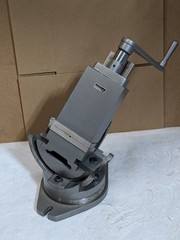 Gibraltar 3-Axis Tilting Angle Machine Vise w/ Swivel Base 4″ Jaw Width 110052