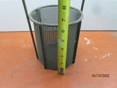 5.5″ x 6″ Perforated Basket, Heavy Duty Construction, Fixed Handle, 3 Available