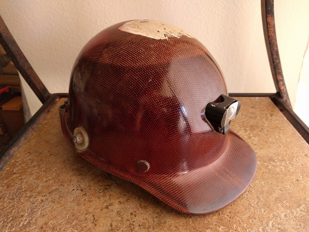 MSA Skullgard Safety Hard Hat Cap Brown Class C