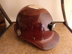 MSA Skullgard Safety Hard Hat Cap Brown Class C