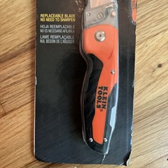 Folding Klein Tools Linesman Knife Wire Cable Skinning Blade Tool 44218 NEW