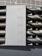 New 16 Pc. Huot LARGE Drill Bit Index 33/64″ – 3/4″ by 64ths. In Metal Case!