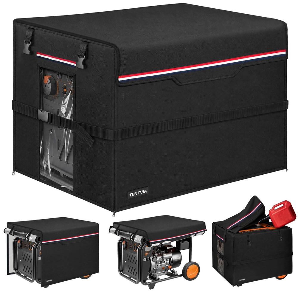 Generator Covers While Running, 600D+210D Oxford Fabric Double Layer, 38x28x3…