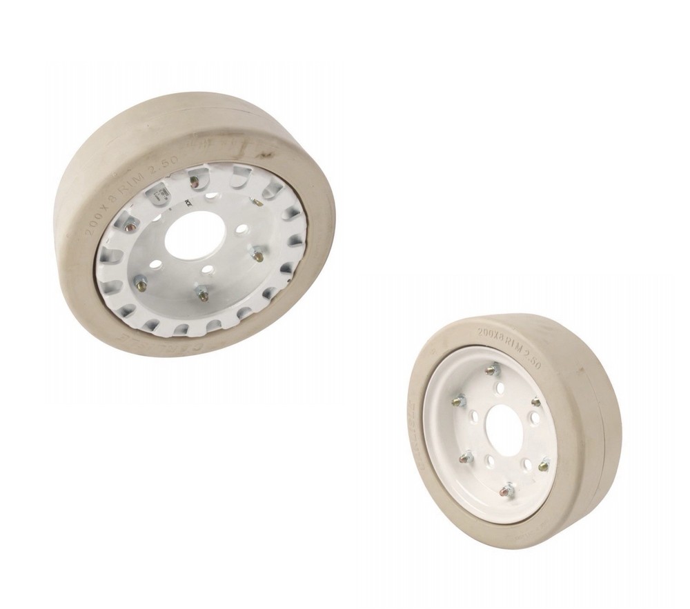 (2Front/2Rear) Skyjack 108020/108022 NM SMOOTH MOULD ON TIRE(200×8)SJIII3219