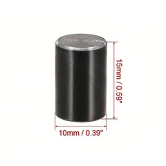 US Stock 10pc Potentiometer Knob Black Rotary Knob 10mmx15mm Volume Control Knob
