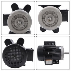 3HP Single Phase Motor 3450 RPM TEFC 145T Frame Farm Duty 230V 60Hz CW/CCW