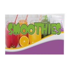 Decal Stickers Smoothies Outdoor Advertising Printing C Vinyl Store Sign Label