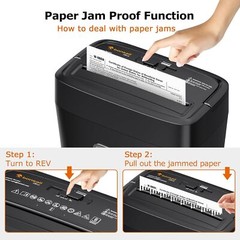 Paper Shredder Micro Cut Commercial Office High Security Credit Card Mail 4.2Gal