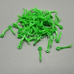 400* Dental Plastic Wedges Concave Design Arc Diastema Wedge w End Circular Hole