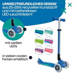 Primo Foldable Plus Lights Scooter – Kick Scooter Kids Ages 3 and Up Scooter 120…