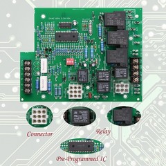 Furnace Control Board for Rheem Ruud R62-24084-82, 62-24084-02, 1012-920A MORE