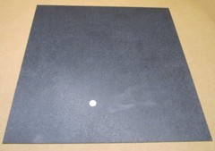 ABS Sheet Haircell Textured, 1 Side, Black, .094″ (3/32″) x 24″ x 24″
