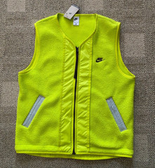 Nike Vest High-Pile Fleece Sherpa Bright Safety DD5025-345 Venom Green Men’s L