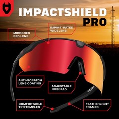 ANSI Z87 Sunglasses For Men or Women with Anti-Scratch and 100% UV Protection…