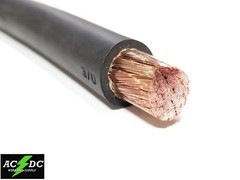 WELDING CABLE 3/0 BLACK 35 FT BATTERY LEADS USA NEW Gauge Copper AWG 600V SAE