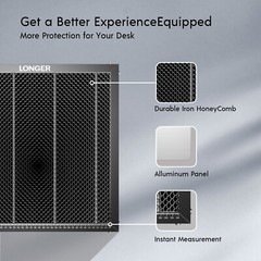 LONGER RAY5 Laser Engraver 130W with 400*400mm honeycomb bed, laser cutter.
