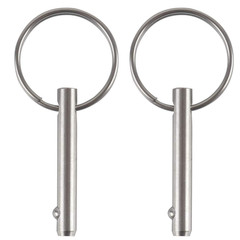 4 Pack Small Quick Release Pin, Diameter 3/16″, Usable Length 0.95″, Full 316 S