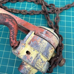 CM Columbus Mckinnon 640 Series USA Manual Lever Chain Hoist 3/4 ton SHOWS WEAR