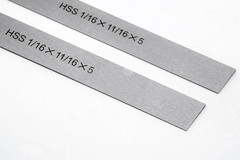 Set of 2 HSS Blades for Lathe Parting Cut off Blade (1/16X11/16X5 Inch) | Genera