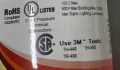 3M Scotchlok Ring Terminals MV10-14 R/SX Vinyl Insulated Brazed Seam 50 pack