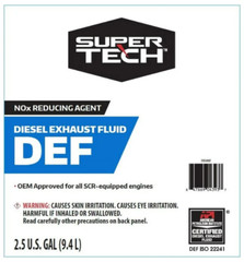 (2 PACK) Super Tech DEF Diesel Exhaust Fluid, mad in the USA 9.46 L 2.5 Gallon
