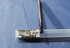 Brand new-Hanita 1/4 x 3/8 loc x 1-1/4″ Reach 0.030 cr 4″ OAL 4 Flute