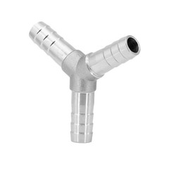 Stainless Steel 5/16″ Hose Barb Wye 3 Way Y Shaped Barbed Union Fitting
