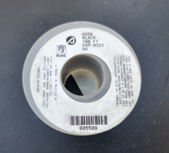 Alpha Wire 3250 BK005, 24 AWG Hook-Up Wire 7/32 Black 300V 100.0′