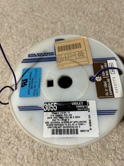 @ 900 ft, Alpha Wire 3055 Hook-up Wire 18AWG strand 16/30 , Violet color