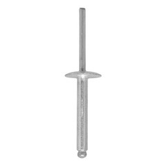 Large Flange Pop Rivets 3/16″ x 1″ 6-16 Aluminum Dome Head Blind Qty 25