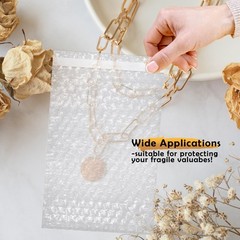 Superpackage 250 Pack 6″x 9″ Clear Bubble Pouch Bags, Bubble Cushioned Pouches