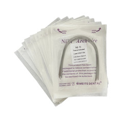 Dental Ortho Heat Thermal Activated Niti Rectangular Arch Wire Natural Form