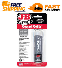 J-B Weld 8267 SteelStik Steel Reinforced Epoxy Putty Stick – 2 oz.