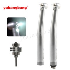 Pieza de mano LED turbina alta velocidad fibra óptica dental estilo NSK 2/4Holes