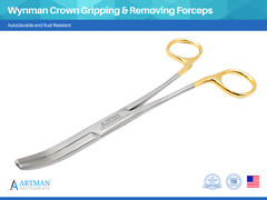 Wynman Crown Gripping and Removing Forceps ARTMAN