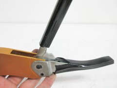 ASTRO TOOL 620215 HAND CRIMP TOOL M22520/10-01 & UNMARKED DIE