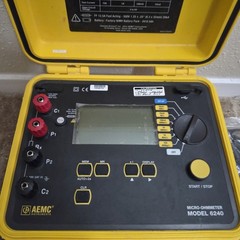 AEMC Instruments 6240 Micro-Ohmmeter 110V-230V 50/60Hz 80VA