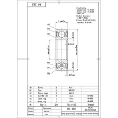 (10) R6-2RS Premium Rubber Seal Ball Bearing C3, 3/8″x7/8″x9/32″, R6rs