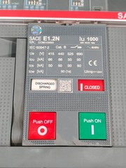 ABB SACE EMAX2 SACE E1.2N CC66103693 CIRCUIT BREAKER 1000A 3POLE FAST SHIPPING