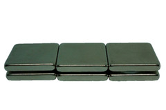Neodymium Block Magnets (6 Pk) 3/4 inch x 3/4 x 1/8 Thick – Higher N48 Power