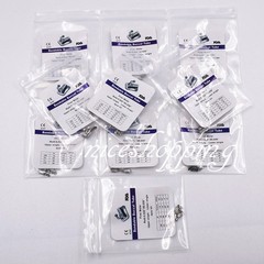 4 Pcs 1 Pack Dental Orthodontic 1st Molar Bracket Buccal Tube Bondable Roth 022