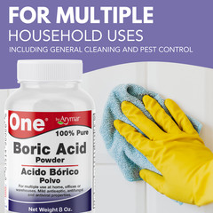 Arymar Multi-Use Boric Powder – Eco-Friendly Cleaning Solution, 8oz