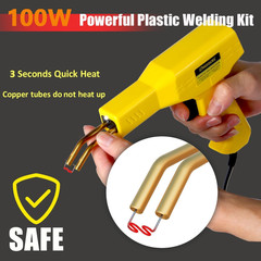 Plastic Welder, 2 in 1 Plastic Welding Kit, 1000PCS Hot Stapler Plastic Repair
