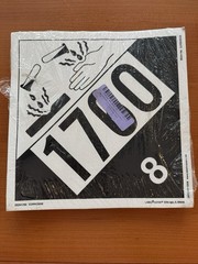 1760 Placard Class 8 Corrosive 50-pk. – 10.75″ x 10.75″ Removable Self Adhesive