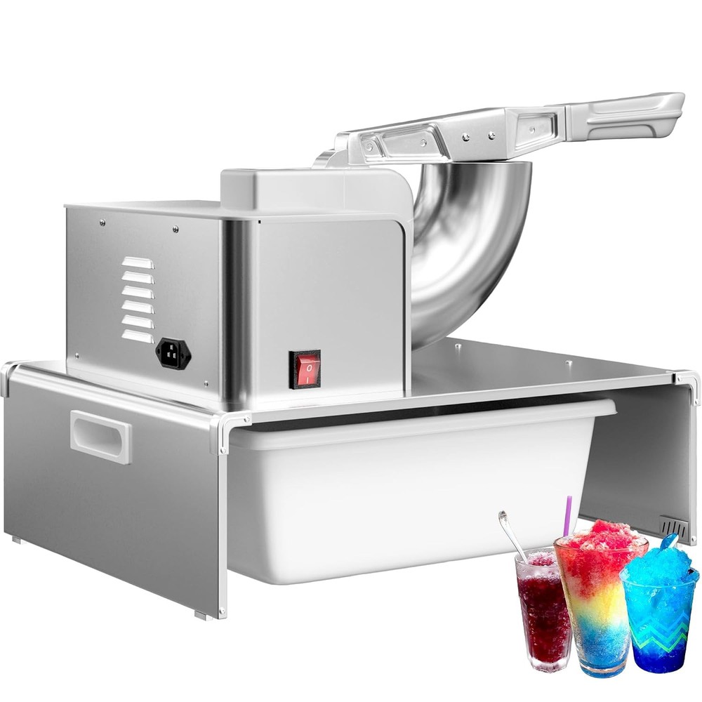 Valondino Commercial Ice Shaver 500LB/H Snow Cone Machine