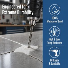 Steel Reinforced Epoxy Putty Waterproof Repair Clay for Metal Wood Car Crack Fix