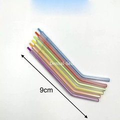 250/PK Dental Disposable 3 Way Air Water Syringe Spray Nozzles Tube Tips Rainbow