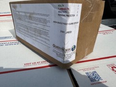 NEW QUESTMARK WATER-BASED EPOXY COATING 3181 RED KIT HIGH BUILD FAST CURE