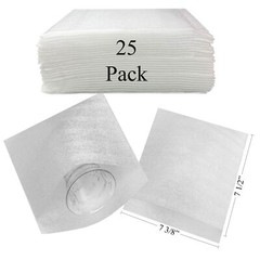 UBMOVE 7-3/8″x7-1/2″ White Foam Pouches for Cups (25 Pack) Protect Dishes