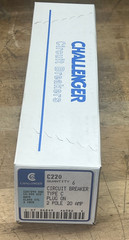 Challenger NEW 6 pack C220 circuit breaker type c 2 pole 20 amp 120/240